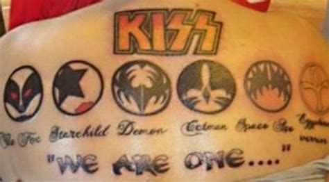 Kiss Band Icon Tattoo