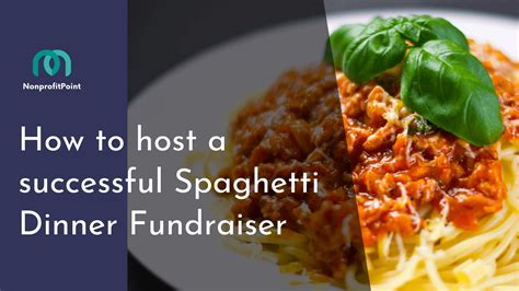 Spaghetti Dinner Fundraiser Ideas