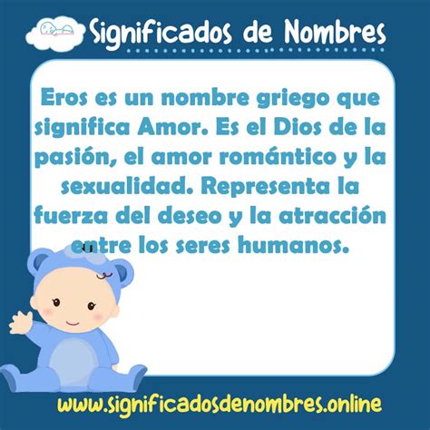 Significado de Eros 【 APODOS, ORIGEN Y MÁS