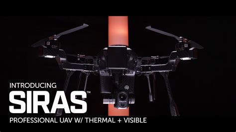 SIRAS Professional Drone With Thermal And Visible Camera Payload