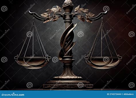 Injustice Broken Law Concept With Broken Scales Symbol In Futuristic