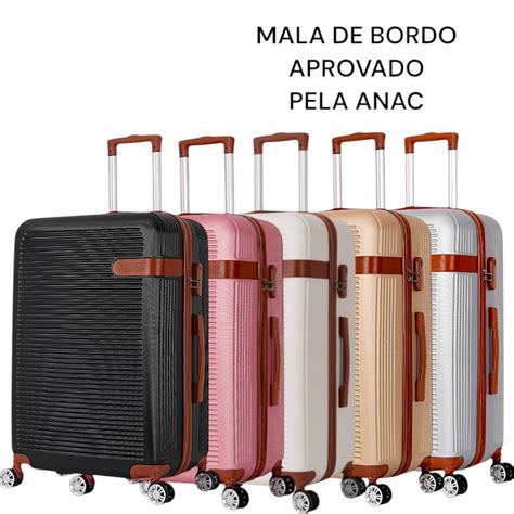 Mala De Viagem De Mão 10kg - Mala de viagem de bordo pequena 10kg bagagem de mão | Shopee Brasil