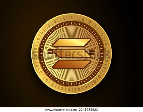 Solana Sol Crypto Currency Symbol Logo Stock Vector Royalty Free