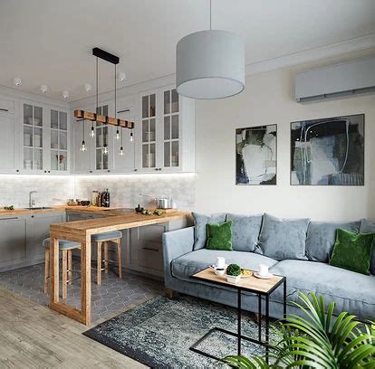Дизайн кухни-гостиной 20 кв. м. — 35 фото интерьеров от IVD.ru ...