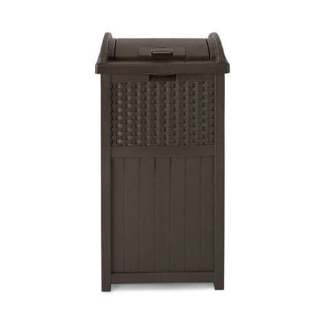 Suncast Gallon Manual Lift Trash Hideaway Container Reviews Wayfair