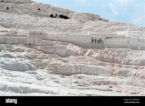 Travertine pools and terraces in Pamukkale, Turkey Stock Photo - Alamy