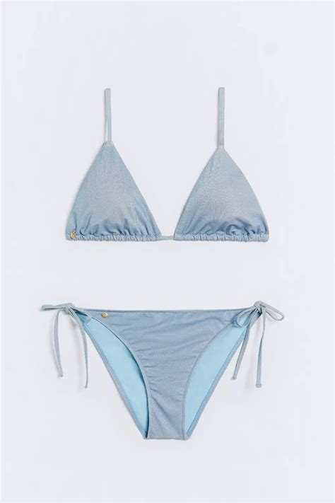 Braguita Bikini Lurex Blue Riviera Lux Eseoese