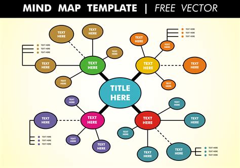 Mind Map Template Free Vector 115102 Vector Art at Vecteezy