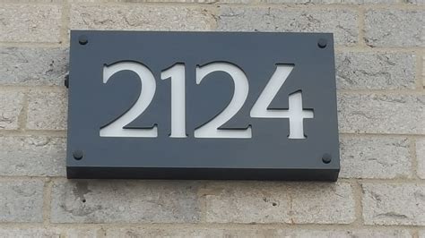 house number signs 6