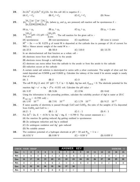 Solution Electrochemistry Chemistry Quiz Questions Studypool