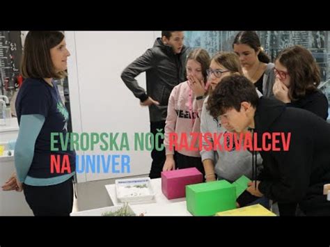 UP Evropska noč raziskovalcev na Univerzi na Primorskem 2022 YouTube