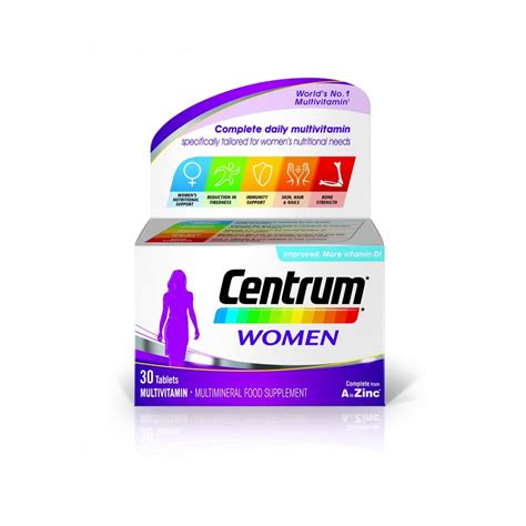Centrum Women 30 Pack - Vitamins & Supplements from Chemist Connect UK