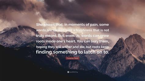 Costanza Casati Quote She Knows That In Moments Of Pain Some Words