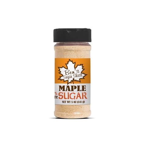 Pure Granulated Maple Sugar 5 Oz Bens Sugar Shack Bens Maple Syrup