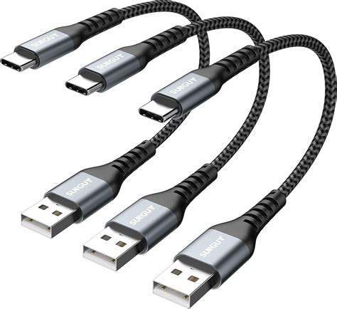 Jp Sunguy Usb Type C ケーブル 0 15m 【3本組】 Qc3 0 2 0最大18w急速充電 タイプc ケーブル 15cm 短い Type C