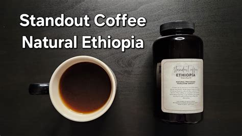 Standout Coffee Review Stockholm Sweden Natural Ethiopia Halo