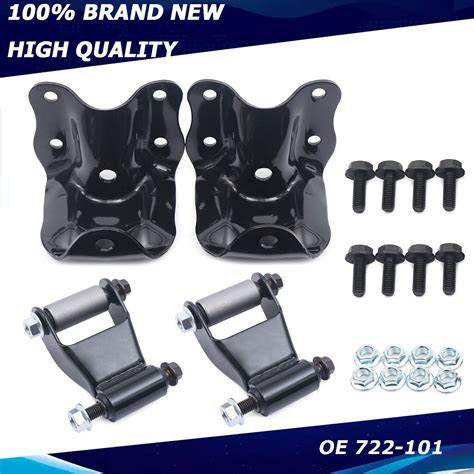 Rear Leaf Spring Hanger Shackle Bracket And Mounting Bolts Kit For Ford F 150 Sale Ebay