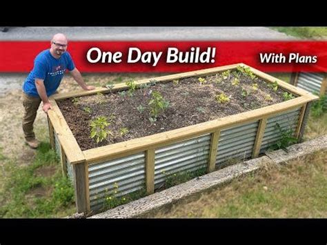 Build Easy Raised Garden Bed YouTube Raised Garden Beds Diy Diy