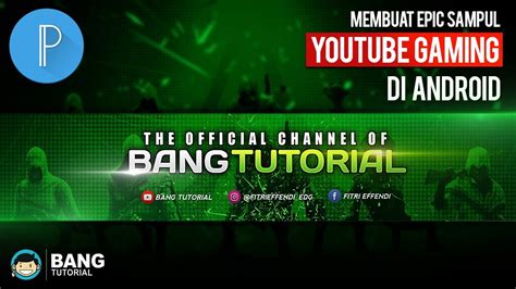 Template Foto Sampul Youtube Serat