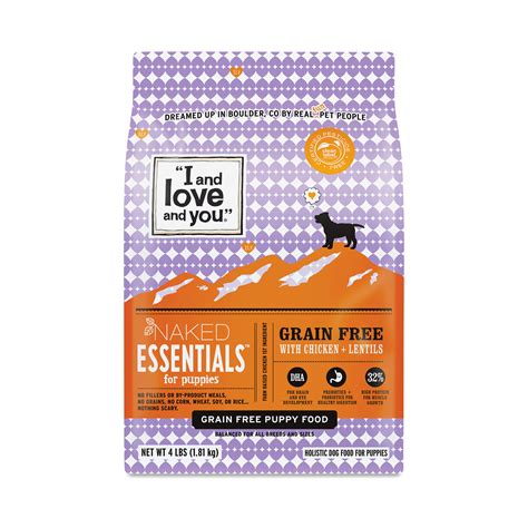 I And Love And You Naked Essentials Puppy Recipe Chicken Lentils