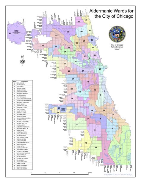 Chicago Alderman Ward Map - Flor Oriana