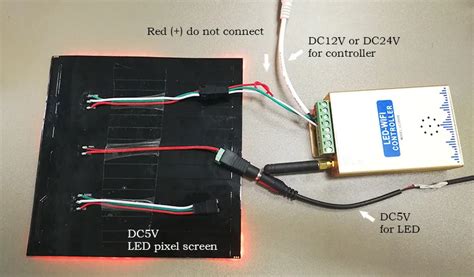 Lc1000a Lc2000b Dc5 24v Wifi Spi Music Controller For Ws2811 Ws2812b