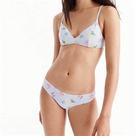 Jcrew Striped Bikini In Size Xs Worn In A Bit But Depop