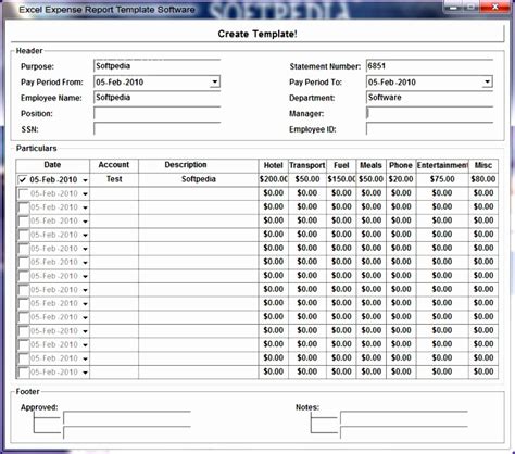 10 Excel Expenses Template Uk - Excel Templates