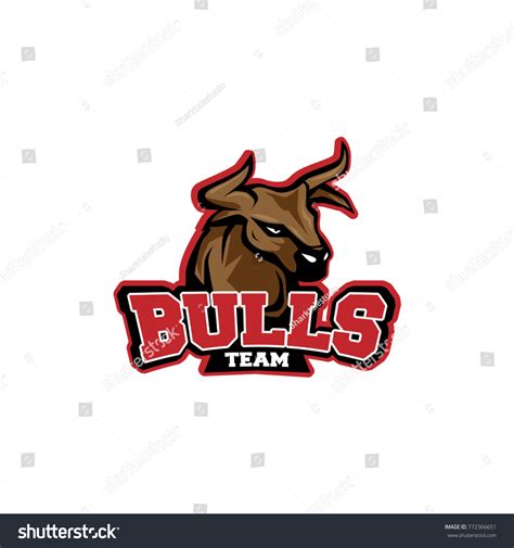 Bulls Team Logo Stock Vector (Royalty Free) 772366651 | Shutterstock