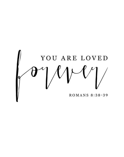 You are loved forever – Romans 8:38-39 – Seeds of Faith