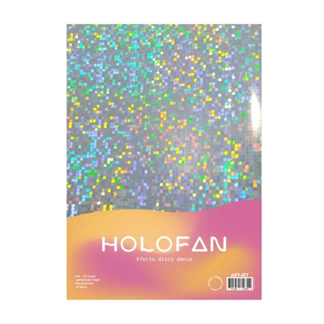 Stickers HOLOFAN Adhesivo Disco Dance X 20 Hojas Insumos Abraham