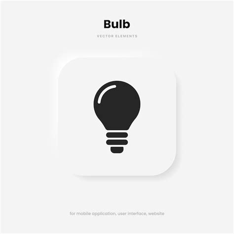 Premium Vector D Light Sign Bulb Line Icon Idea Icon Solution