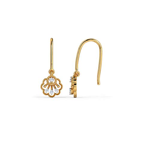 Buy Gleaming Streak Diamond Drop Earrings Online Caratlane