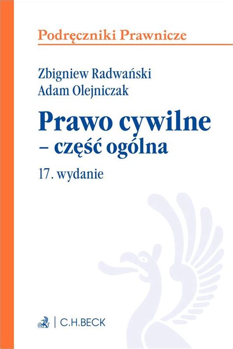 Prawo cywilne Część ogólna z testami online ebook PDF Olejniczak