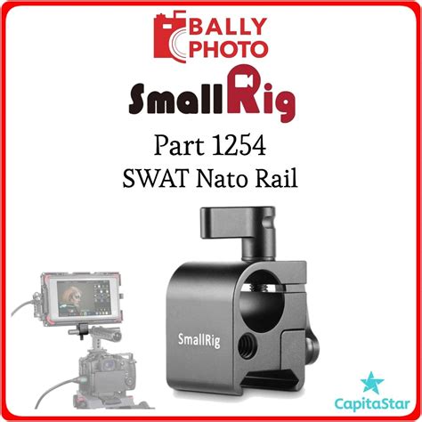 Smallrig Swat Nato Rail With Mm Rod Clamp Parallel Photography