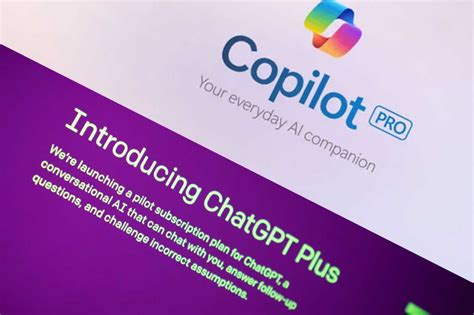 ChatGPT Plus vs. Copilot Pro: Which paid AI chatbot is right for you ...