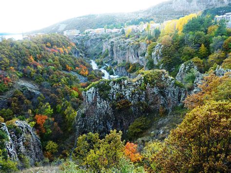 Город Джермук в Армении