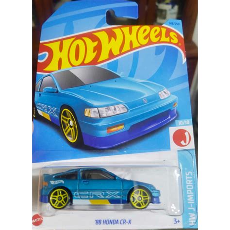 Hot Wheels Honda CRX Blue Shopee Philippines