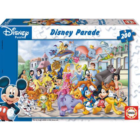 Educa Puzzle Disney Postacie Disneya Parada Disneya 200 El