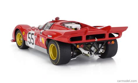 MATTEL HOT WHEELS T6259 Escala 1 18 FERRARI 512S SPIDER TEAM SEFAC TEAM N 55 3rd 1000km