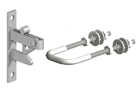 Self Locking Gate Latch And D Loop