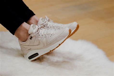 Nike Air Max Command Premium Nude Leather Women S Fashion Footwear Sneakers On Carousell