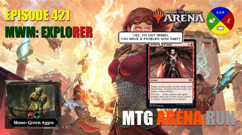 MTG Arena Run MWM Explorer With Mono Green Aggro YouTube