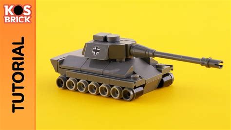 Lego Tiger 2 King Tiger Ww2 German Tank Mini Vehicles Tutorial