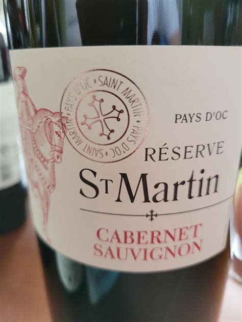 2019 Reserve St Martin Syrah Vin de Pays d Oc Rosé France Languedoc