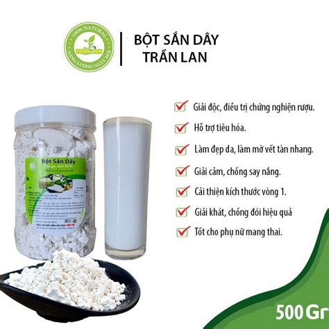 Bột Sắn Dây Nguyên Chất Trần Lan 500g Hệ Thống Siêu Thị Hàng Việt