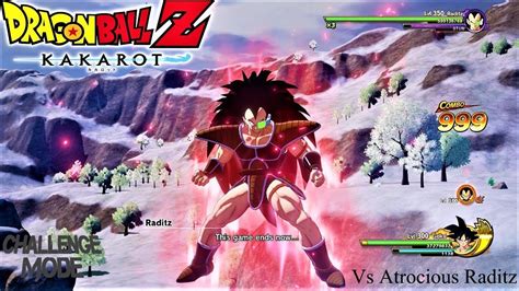 Dragon Ball Z Kakarot Mod Vs Atrocious Raditz Challenge Mode Youtube