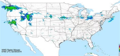 National Weather Map Radar Loop - Map