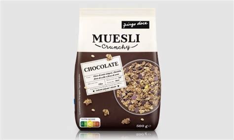 Cereais Crunchy Muesli Chocolate Pingo Doce G Produtos Pingo Doce