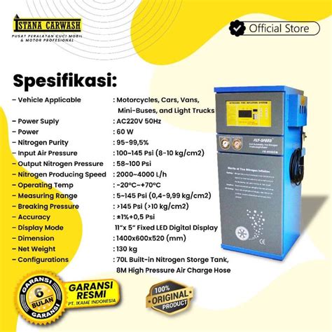 Jual Mesin Nitrogen Fly Speed Fs Iscar Jatim